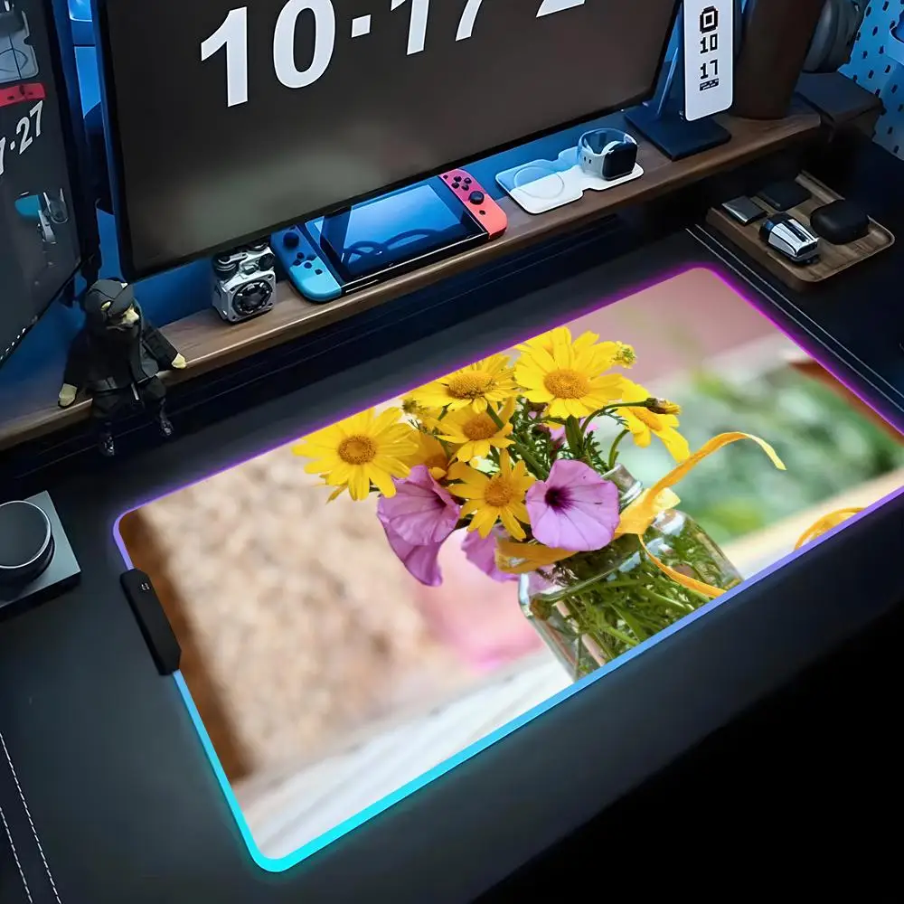 Цветок в бутылке Коврик для мыши RGB Игровой коврик для мыши Большой светодиодный коврик для ПК Настольный коврик Светящийся коврик для мыши Большие коврики для клавиатуры Настольный коврик с
Цветок в бутылке Коврик для мыши RGB Игровой коврик для мыши Большой светодиодный коврик для ПК Настольный коврик Светящийся коврик для мыши Большие коврики для клавиатуры Настольный коврик с