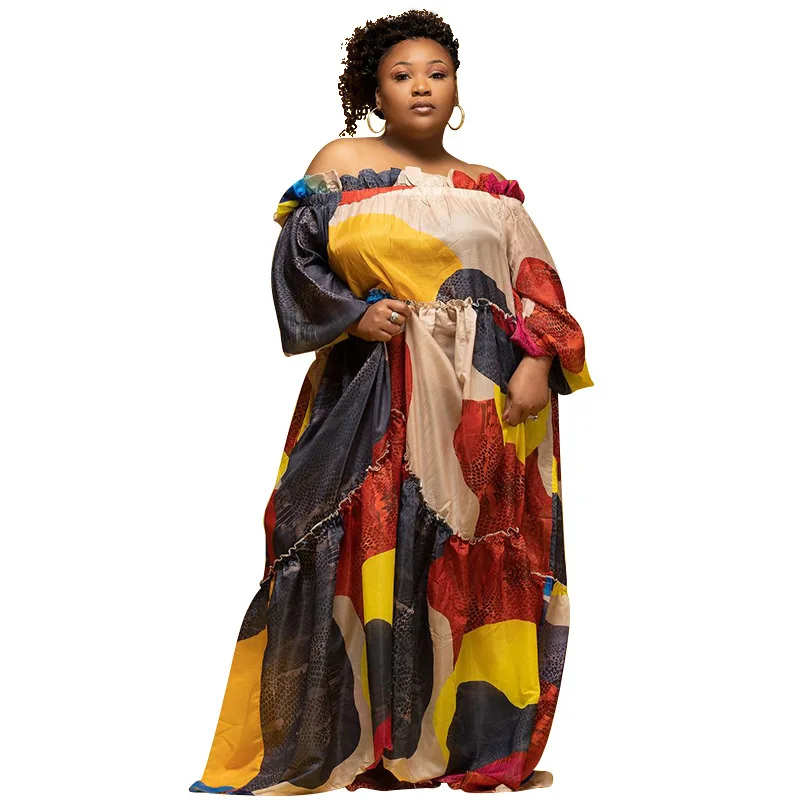 L-4XL African Dresses for Women Summer Sexy African Women Polyester Printing Plus Size Long Dress Maxi Dress African Clothes
L-4XL African Dresses for Women Summer Sexy African Women Polyester Printing Plus Size Long Dress Maxi Dress African Clothes