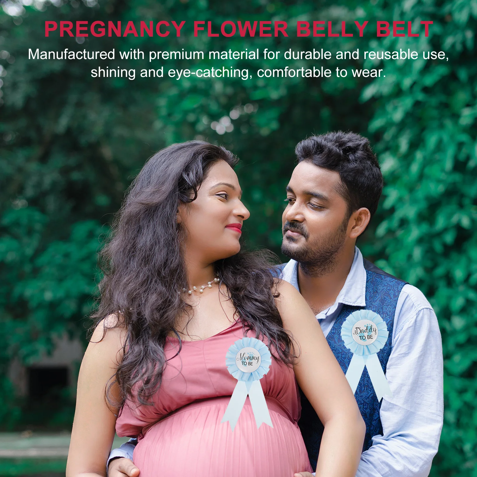 Chiffon Maternity Corsage Set Blue Daddy Corsage Pregnancy Belly Belt Daddy Pin Photo Props Newborn Accessories 
Chiffon Maternity Corsage Set Blue Daddy Corsage Pregnancy Belly Belt Daddy Pin Photo Props Newborn Accessories