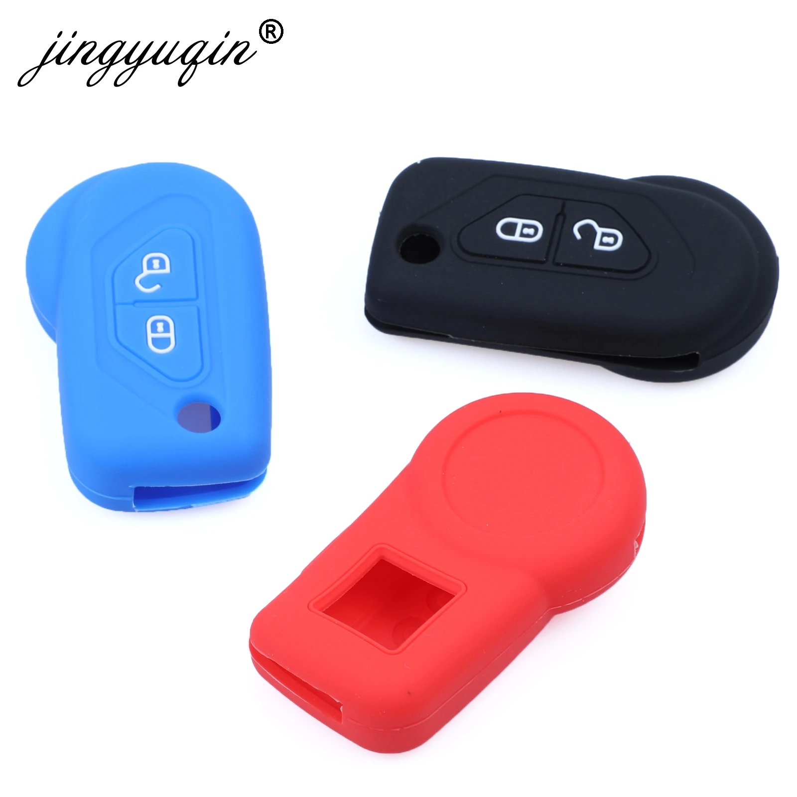 jingyuqin Rubber Skin Key Case for Citroen DS3 peugeot Silicone Flip Key Cover Protector Holder
jingyuqin Rubber Skin Key Case for Citroen DS3 peugeot Silicone Flip Key Cover Protector Holder