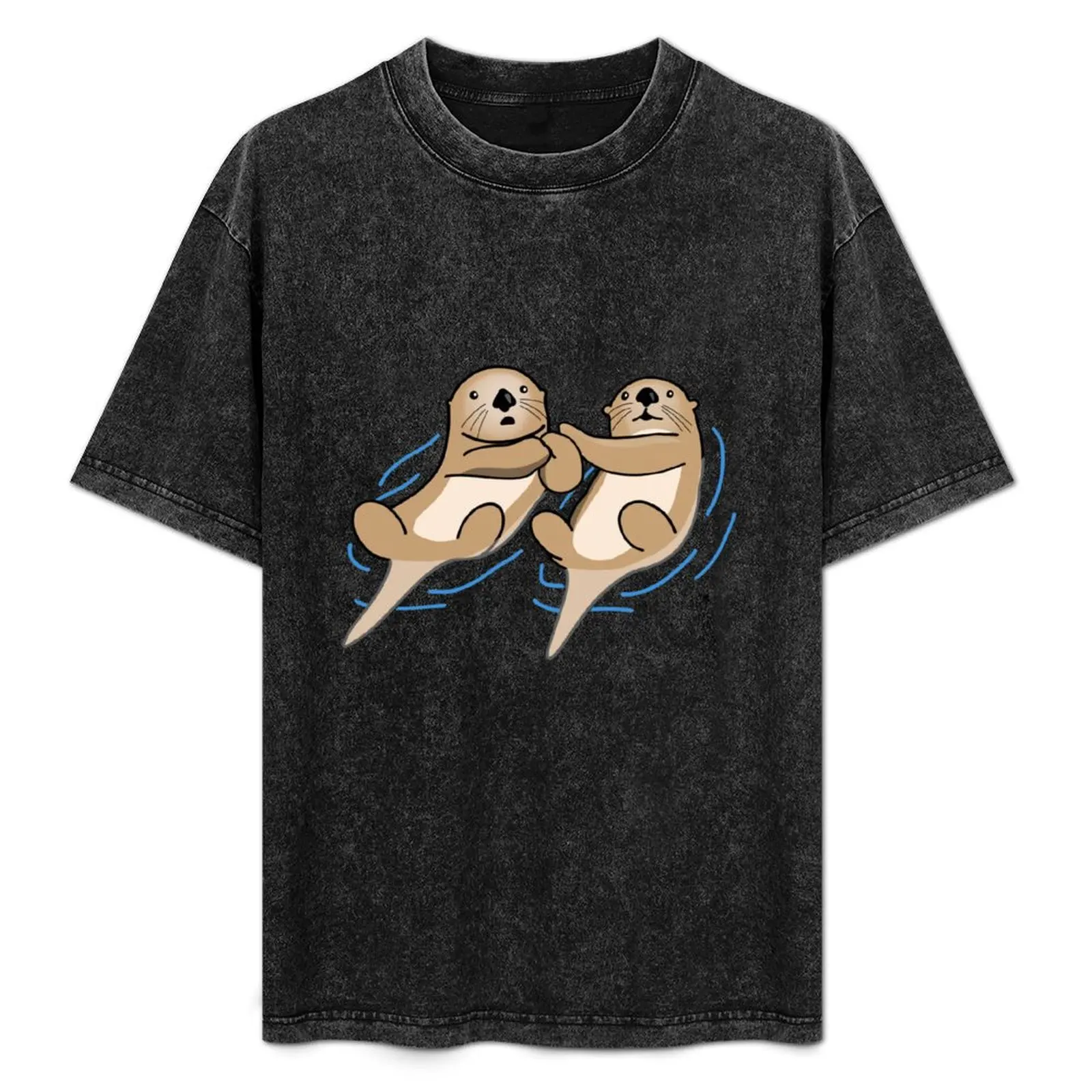 Otters Caught Holding Hands T-Shirt Sweat Absorbing Sports Tee Shirt
Otters Caught Holding Hands T-Shirt Sweat Absorbing Sports Tee Shirt