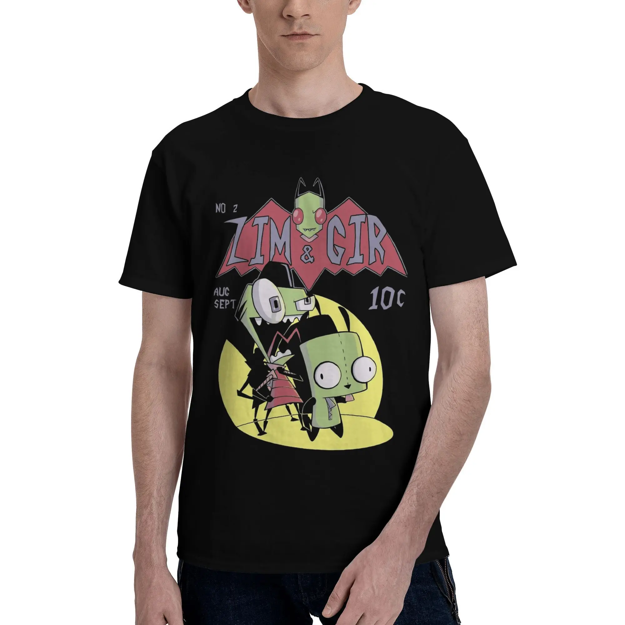 Novelty Invader Zim T-Shirts Men Crew Neck 100% Cotton T Shirts Short Sleeve Tees Plus Size Clothing
Novelty Invader Zim T-Shirts Men Crew Neck 100% Cotton T Shirts Short Sleeve Tees Plus Size Clothing