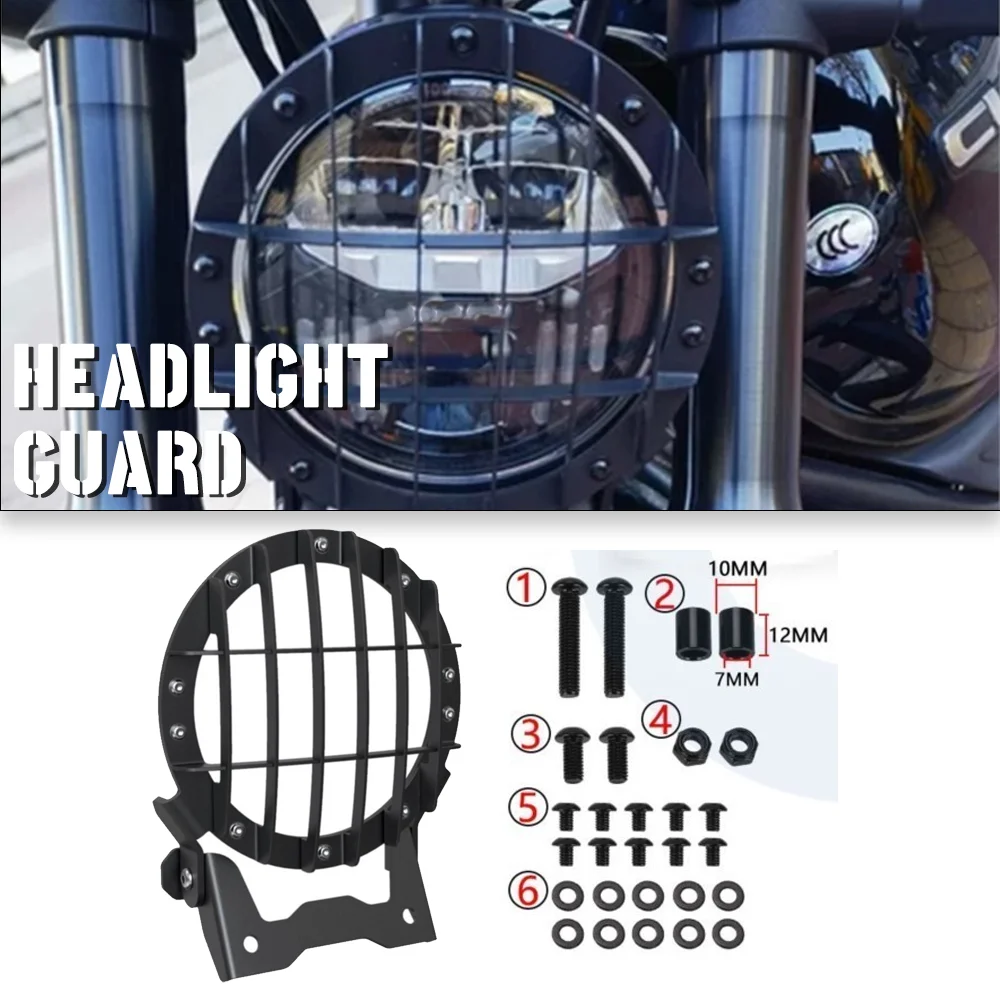 FOR CFMOTO CF MOTO CLC450 Bobber 450 CL-C 2023 CLC 450 bobber 2024 Motorcycle Accessories Headlight Guard Cover Protector Grill
FOR CFMOTO CF MOTO CLC450 Bobber 450 CL-C 2023 CLC 450 bobber 2024 Motorcycle Accessories Headlight Guard Cover Protector Grill