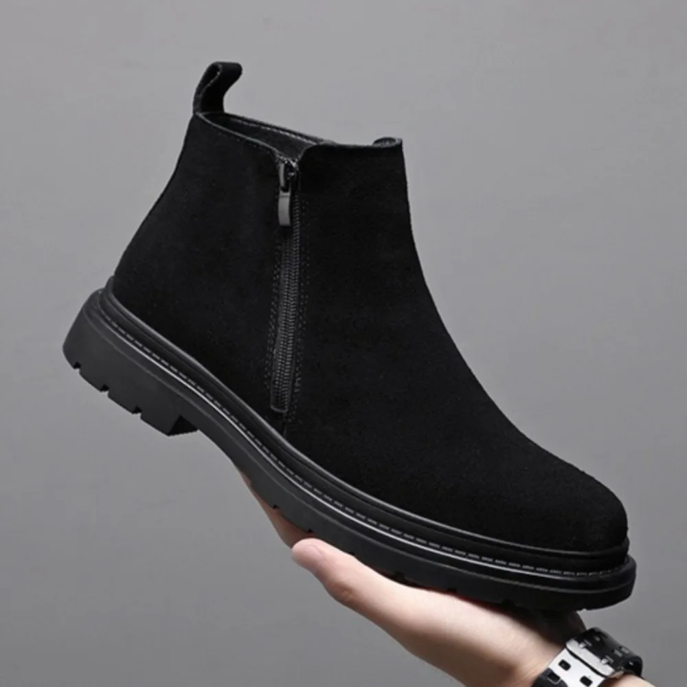 Men's High Top Casual Shoes Ankle Boots Men's High Top Shoes Autumn and Winter New Chelsea Boots Black Fashion Leather Shoes Men
Men's High Top Casual Shoes Ankle Boots Men's High Top Shoes Autumn and Winter New Chelsea Boots Black Fashion Leather Shoes Men