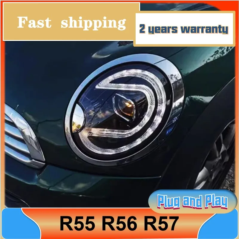 Car Styling for MINI R56 Headlight 2007-2013 R56 Headlight BMW Cooper Clubman R57 DRL Turn Signal Low High Beam Projector Lens
Car Styling for MINI R56 Headlight 2007-2013 R56 Headlight BMW Cooper Clubman R57 DRL Turn Signal Low High Beam Projector Lens