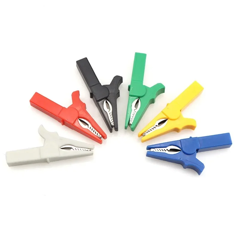 Black Red Color Insulated Electric Socket Cable DIY Test Probe Alligator Clips 55mm Crocodile Clamp Probe
Black Red Color Insulated Electric Socket Cable DIY Test Probe Alligator Clips 55mm Crocodile Clamp Probe