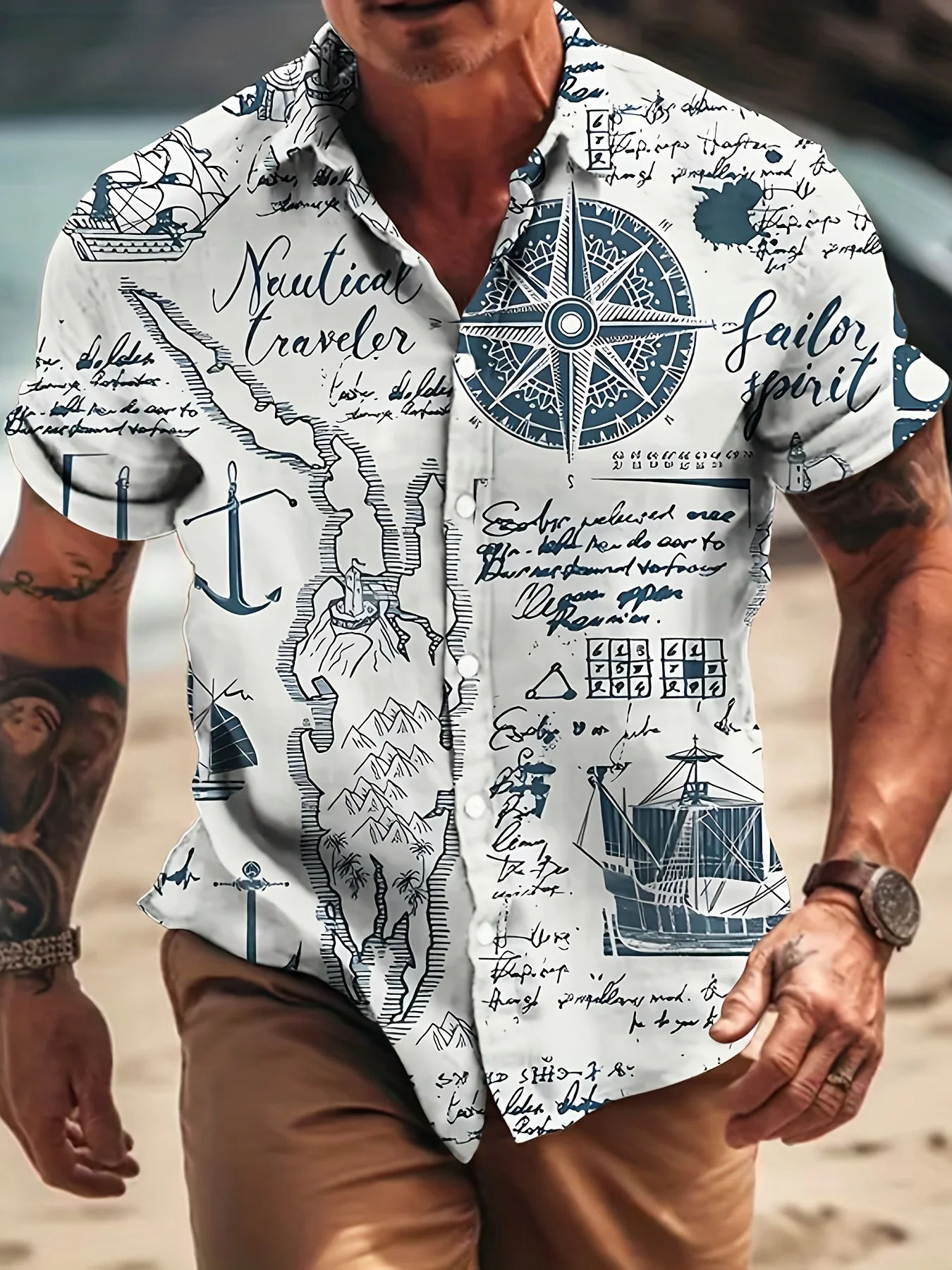 2026 Summer New Style Men's Short-Sleeved Shirt with 3D Pattern Printing for Street Casual Fashion Comfortable and Soft
2026 Summer New Style Men's Short-Sleeved Shirt with 3D Pattern Printing for Street Casual Fashion Comfortable and Soft