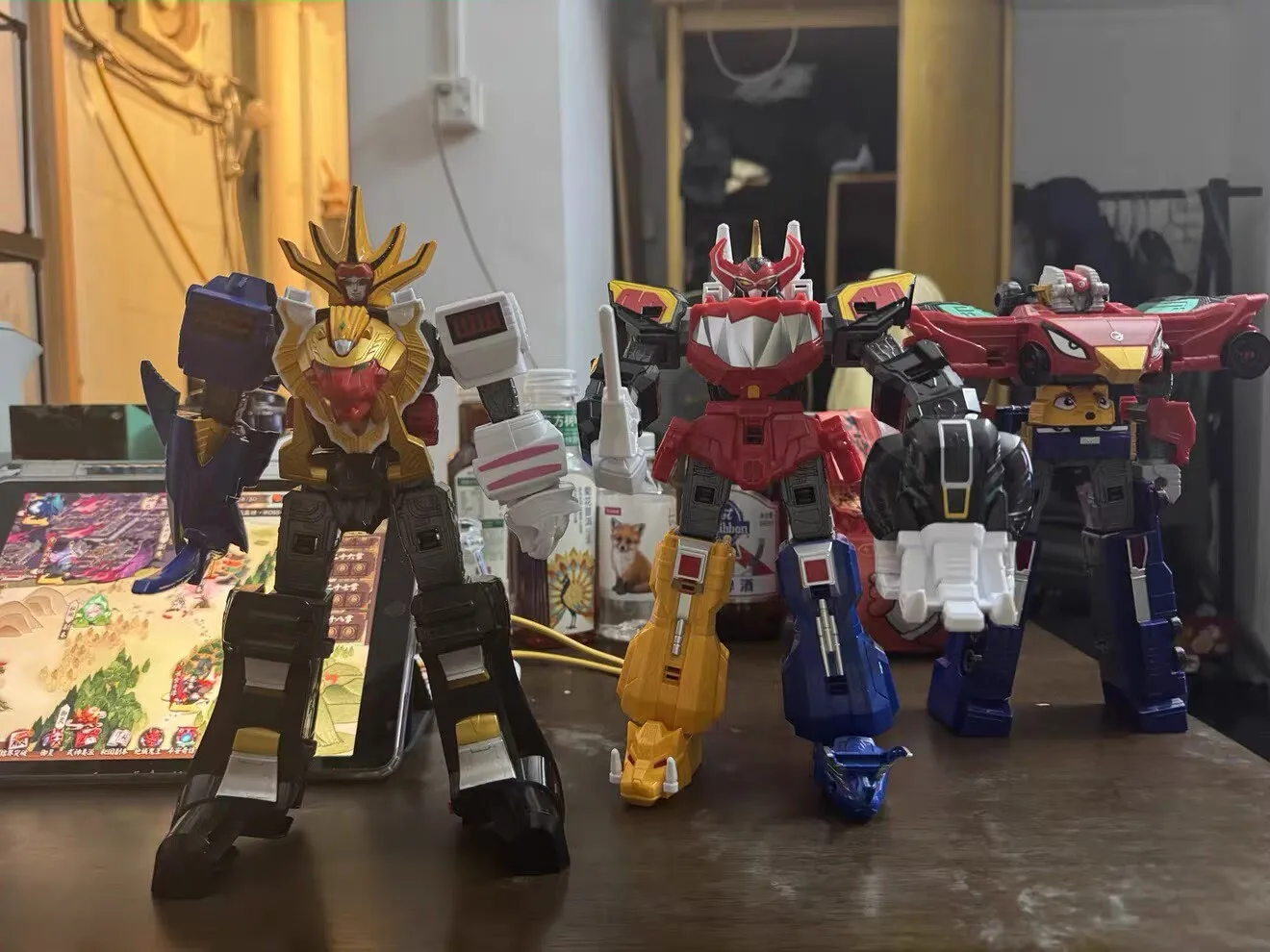 Bandai DX ROBO UNIVERSE Anime Figure Super Sentai Model Ornament Birthday Present Collectible Ornaments Toys
Bandai DX ROBO UNIVERSE Anime Figure Super Sentai Model Ornament Birthday Present Collectible Ornaments Toys
