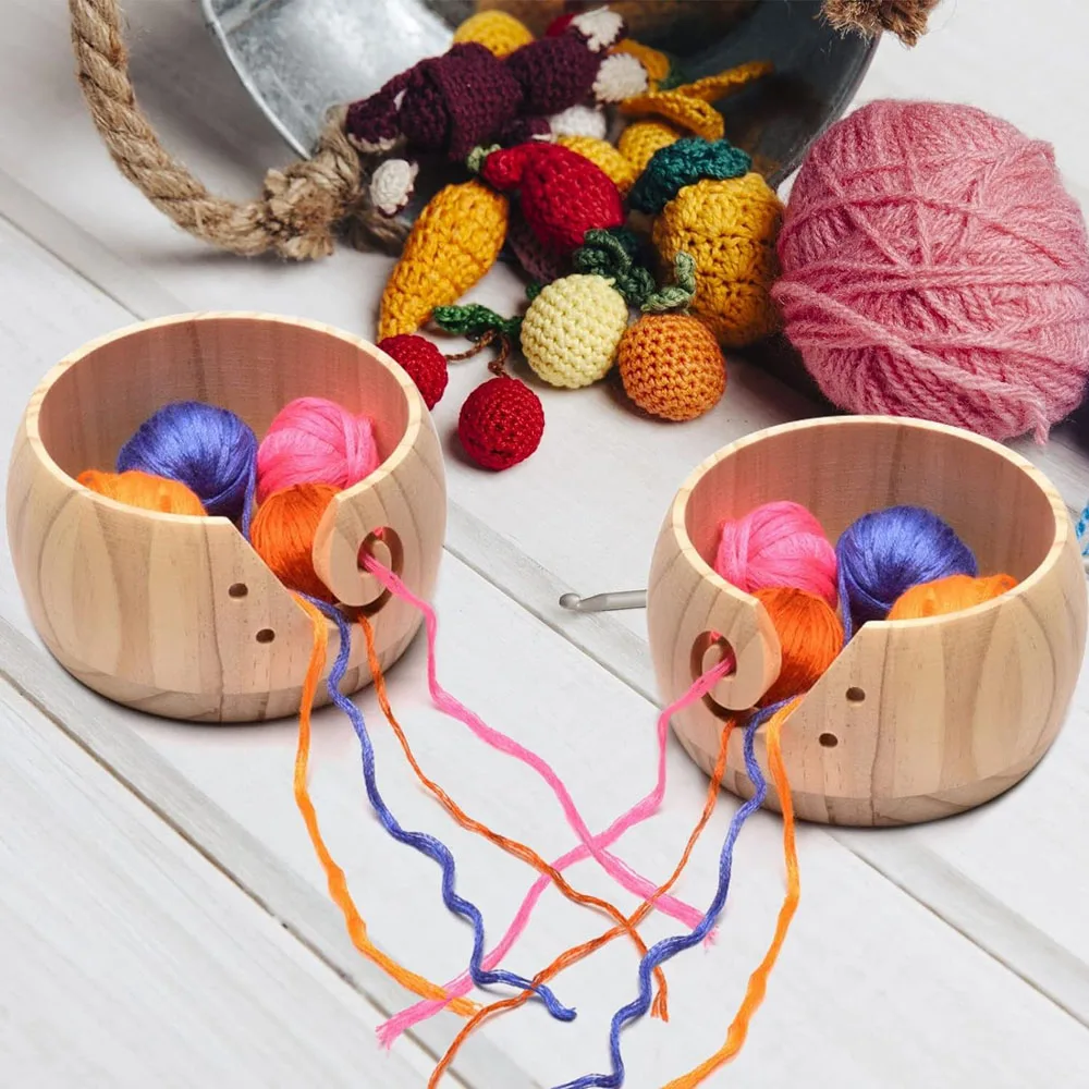Handmade Japanese Style Wooden Circular Yarn Bowl Stock Yarn Storage Bowl Eco-Friendly Fiber Arts Organizer
Handmade Japanese Style Wooden Circular Yarn Bowl Stock Yarn Storage Bowl Eco-Friendly Fiber Arts Organizer