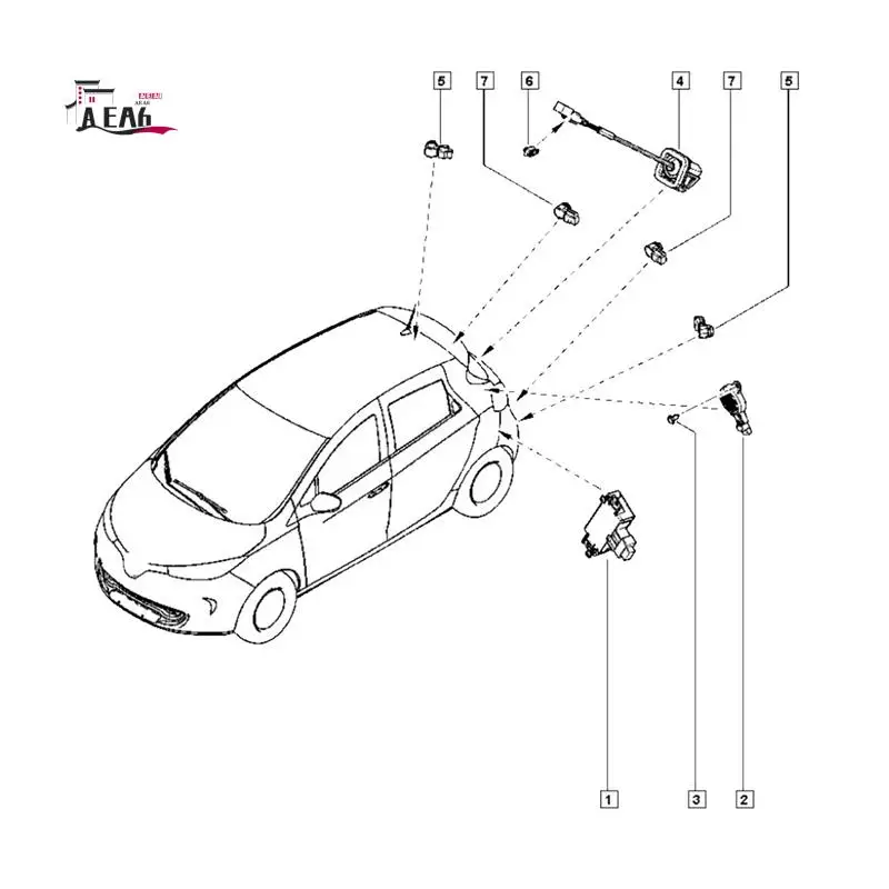 AEA6-Speaker Parking Sensor Buzzer Alarm 256506024R DVC-Warnin For Nissan Qashqai X-Trail Renault Clio Captur Kangoo Megane
AEA6-Speaker Parking Sensor Buzzer Alarm 256506024R DVC-Warnin For Nissan Qashqai X-Trail Renault Clio Captur Kangoo Megane