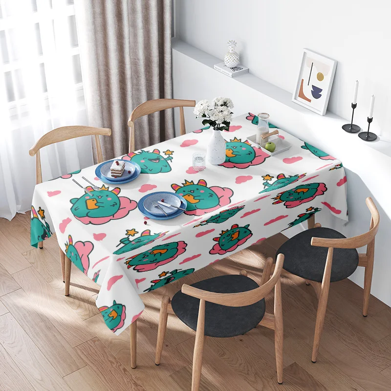 Adorable Cartoon Dinosaur Tablecloth Set for Kids Party Decoration 100% Cotton Reusable Placemat Cover with Matching Napkin Ring
Adorable Cartoon Dinosaur Tablecloth Set for Kids Party Decoration 100% Cotton Reusable Placemat Cover with Matching Napkin Ring