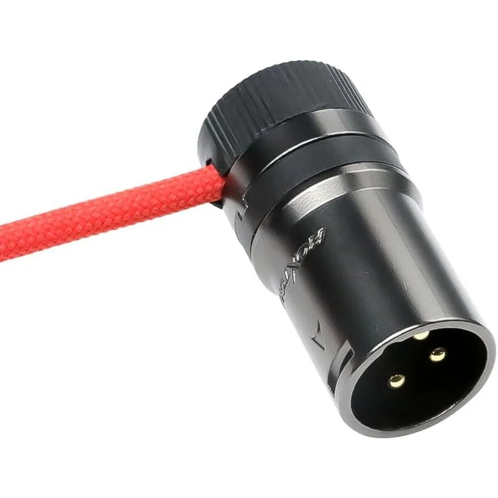 Alvin's Cables Rotatable Low-Profile XLR 3 Pin Male to Female Ultra-Flexible Coiled Cable, Aramid-Reinforced for Sony|Canon(Red)
Alvin's Cables Rotatable Low-Profile XLR 3 Pin Male to Female Ultra-Flexible Coiled Cable, Aramid-Reinforced for Sony|Canon(Red)