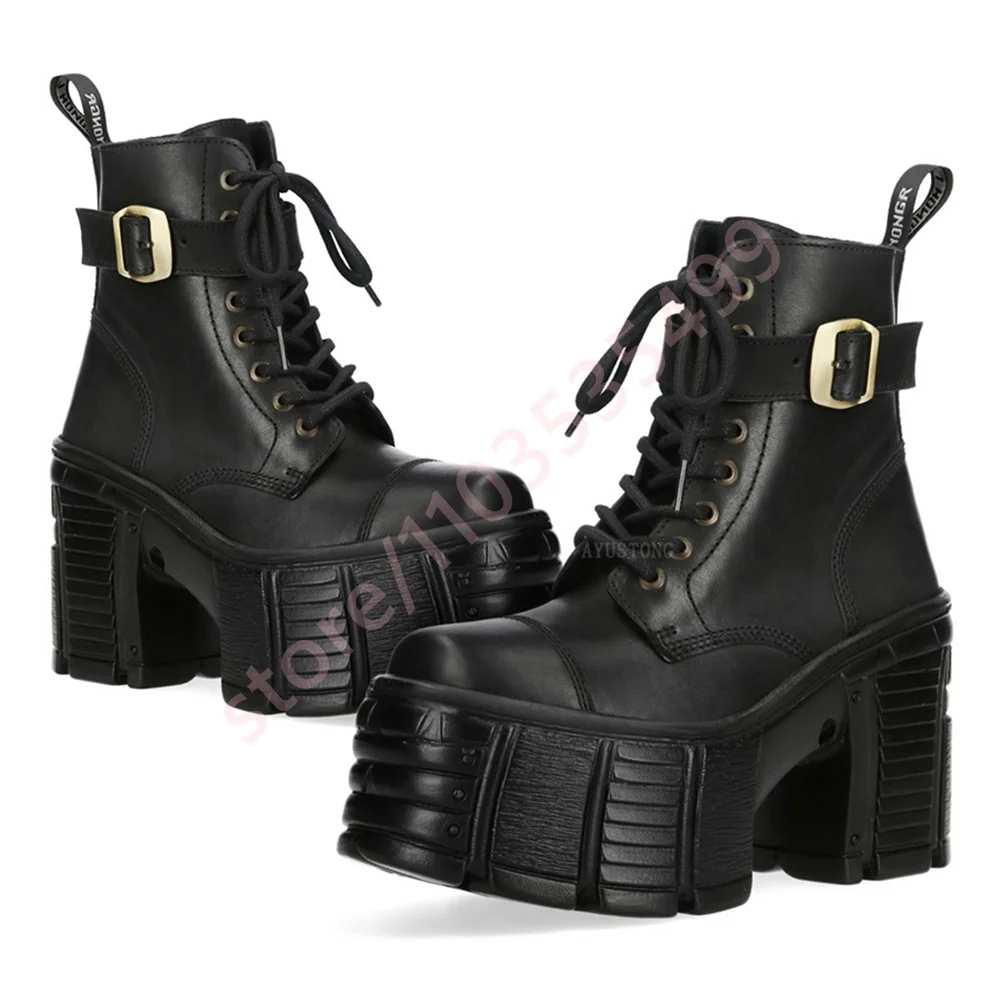 Женские короткие ботинки на толстой подошве с круглым ремнем и пряжкой, осень 2022, новые уличные ботинки на шнуровке в стиле панк-рок, модные повседневные ботинки на толстом каблуке
Женские короткие ботинки на толстой подошве с круглым ремнем и пряжкой, осень 2022, новые уличные ботинки на шнуровке в стиле панк-рок, модные повседневные ботинки на толстом каблуке