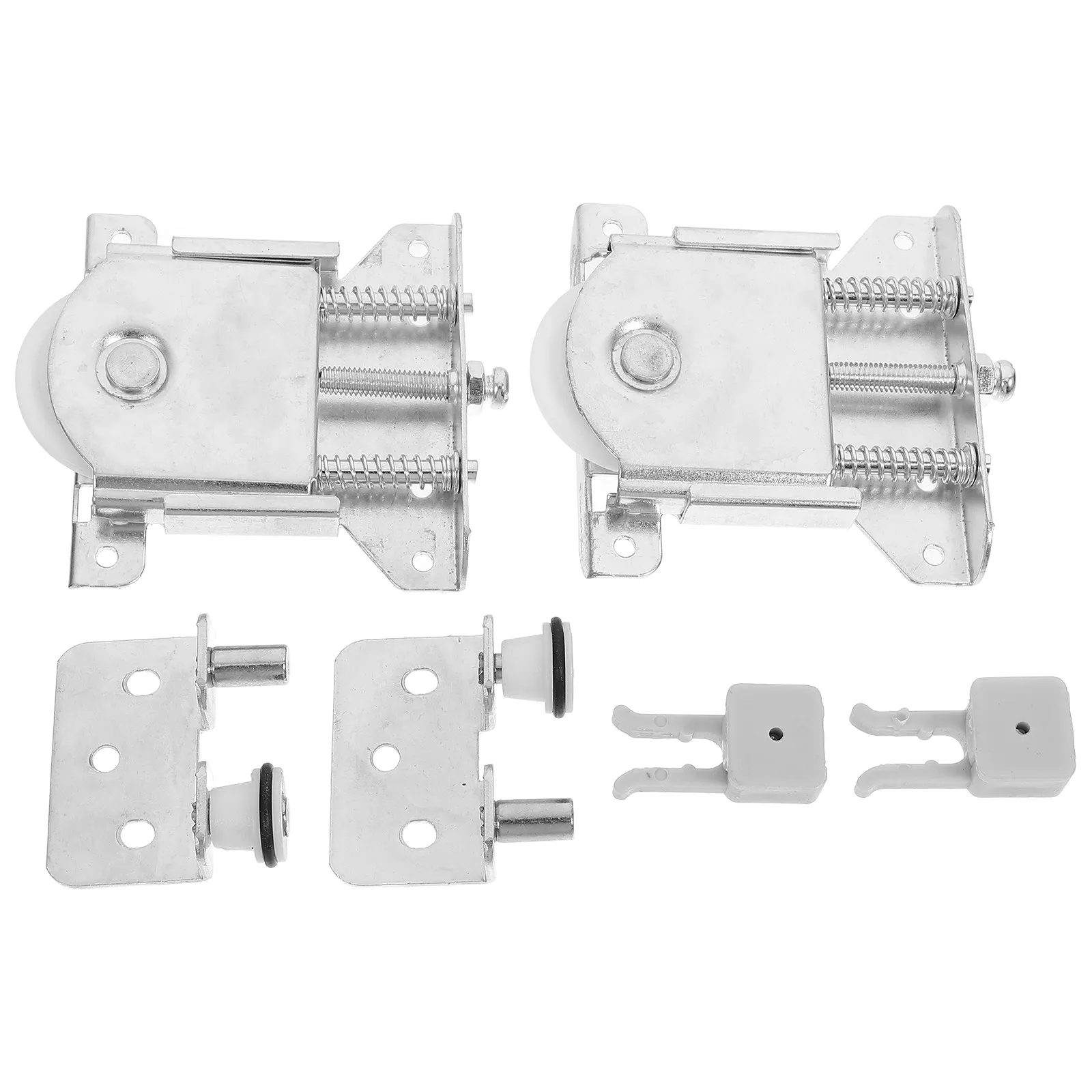 1Set Sliding Door Pulley Wheel Damper Smooth Edges Replacement Track Guide Roller for Closet Barn Kitchen Bathroom