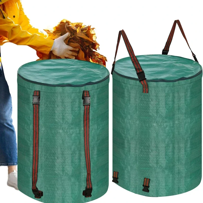 2026-New Leaf collection bag with lid, shoulder strap, and drawstring-reusable, suitable for leaf and lawn litter, yard cleaning
2026-New Leaf collection bag with lid, shoulder strap, and drawstring-reusable, suitable for leaf and lawn litter, yard cleaning
