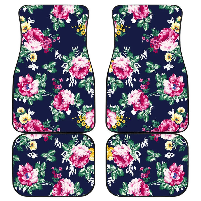 Vintage Blossom Floral Pattern Print Front And Back Car Floor Mats Heavy Carpet Front And Rear Full Set 4PCs Pack
Vintage Blossom Floral Pattern Print Front And Back Car Floor Mats Heavy Carpet Front And Rear Full Set 4PCs Pack