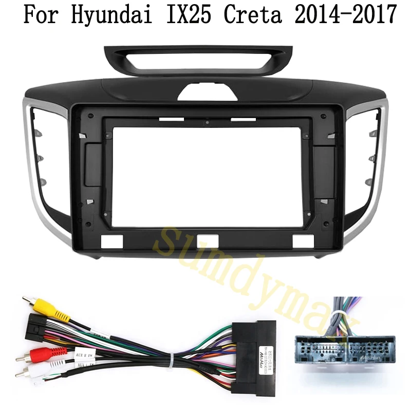 Автомобильный радиоприемник 9 дюймов для Hyundai IX25 Creta 2014-2017 Android, большой экран, фитинг для аудиоприборной панели, кабель, провод
Автомобильный радиоприемник 9 дюймов для Hyundai IX25 Creta 2014-2017 Android, большой экран, фитинг для аудиоприборной панели, кабель, провод