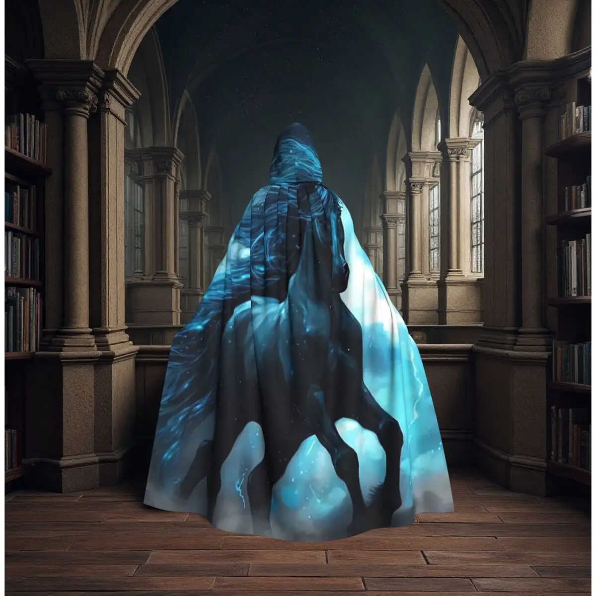 Devil Horse Long Hooded Cloak Witch Medieval Costume Cosplay Cape HalloweenParty Adult Unisex
Devil Horse Long Hooded Cloak Witch Medieval Costume Cosplay Cape HalloweenParty Adult Unisex