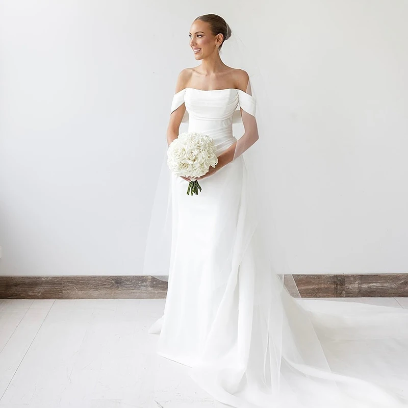 Eightree 2025 Mermaid Wedding Dresses With Detachable Train Seeveless Backless Bridal Dress Women Wedding Prom Gowns Customized 
Eightree 2025 Mermaid Wedding Dresses With Detachable Train Seeveless Backless Bridal Dress Women Wedding Prom Gowns Customized