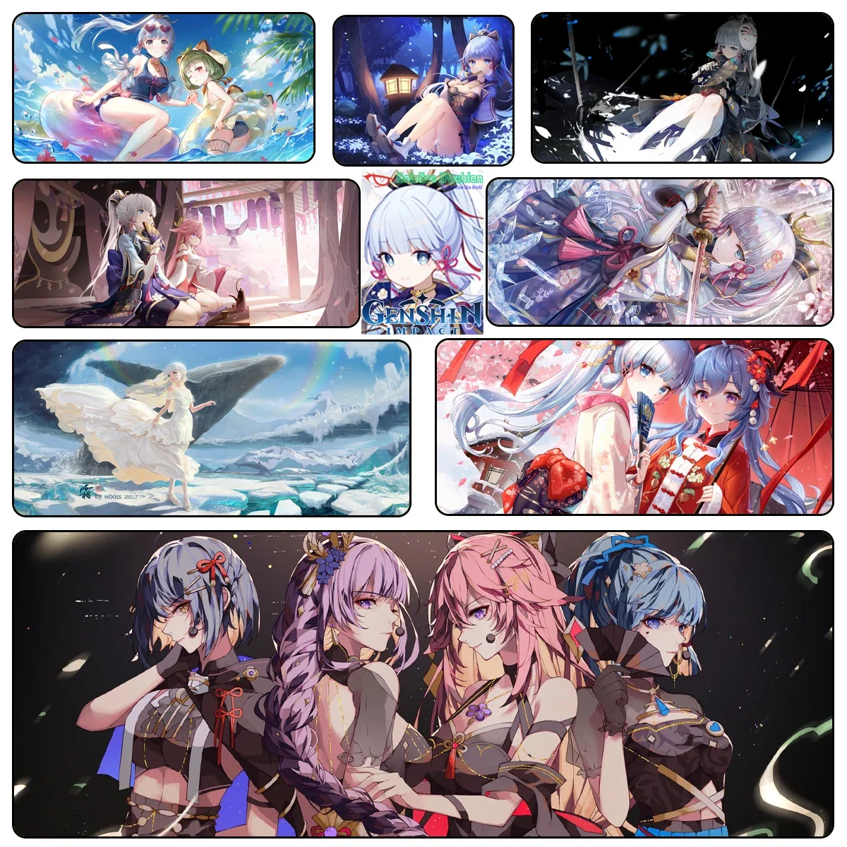 Ayaka Kamisato Game Genshin Impact Mouse Pad Mousepad Keyboard Pad Desk Mat Computer Accessory Gaming Office Work Game Dropship 
Ayaka Kamisato Game Genshin Impact Mouse Pad Mousepad Keyboard Pad Desk Mat Computer Accessory Gaming Office Work Game Dropship