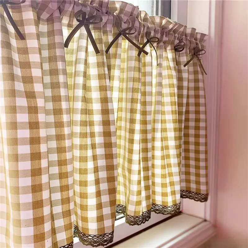 Classical Lace Green Classica Pastoral Shades Grid Curtain Love Coffee Tea Blinds Kitchen Home Window Drapes Short Small Curtain
Classical Lace Green Classica Pastoral Shades Grid Curtain Love Coffee Tea Blinds Kitchen Home Window Drapes Short Small Curtain