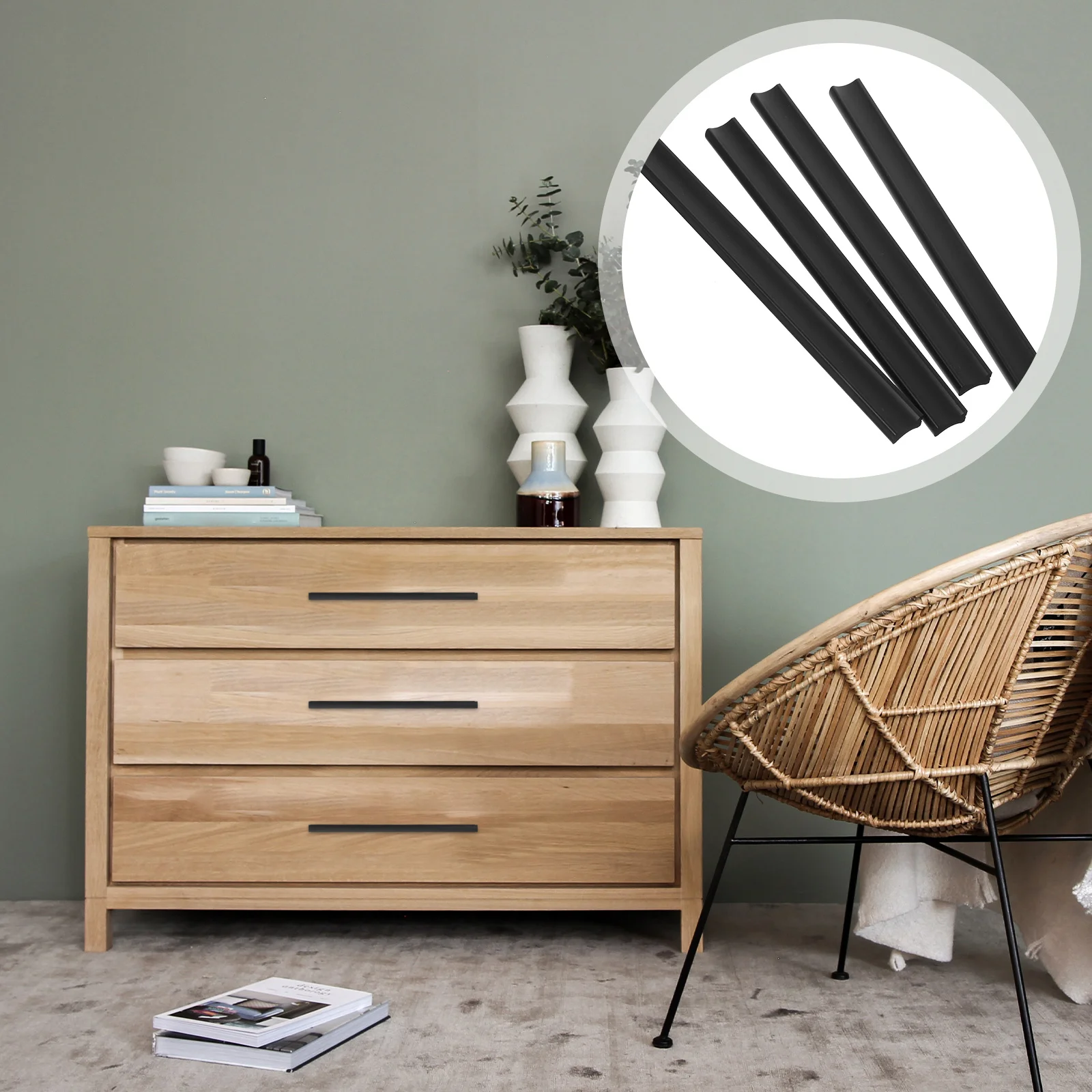 4pcs Cabinet Aluminum Alloy Modern Smooth Handles For Dresser Drawers For Kitchen Bathroom Drawer Dresser Pulls Hardware Knobs
4pcs Cabinet Aluminum Alloy Modern Smooth Handles For Dresser Drawers For Kitchen Bathroom Drawer Dresser Pulls Hardware Knobs