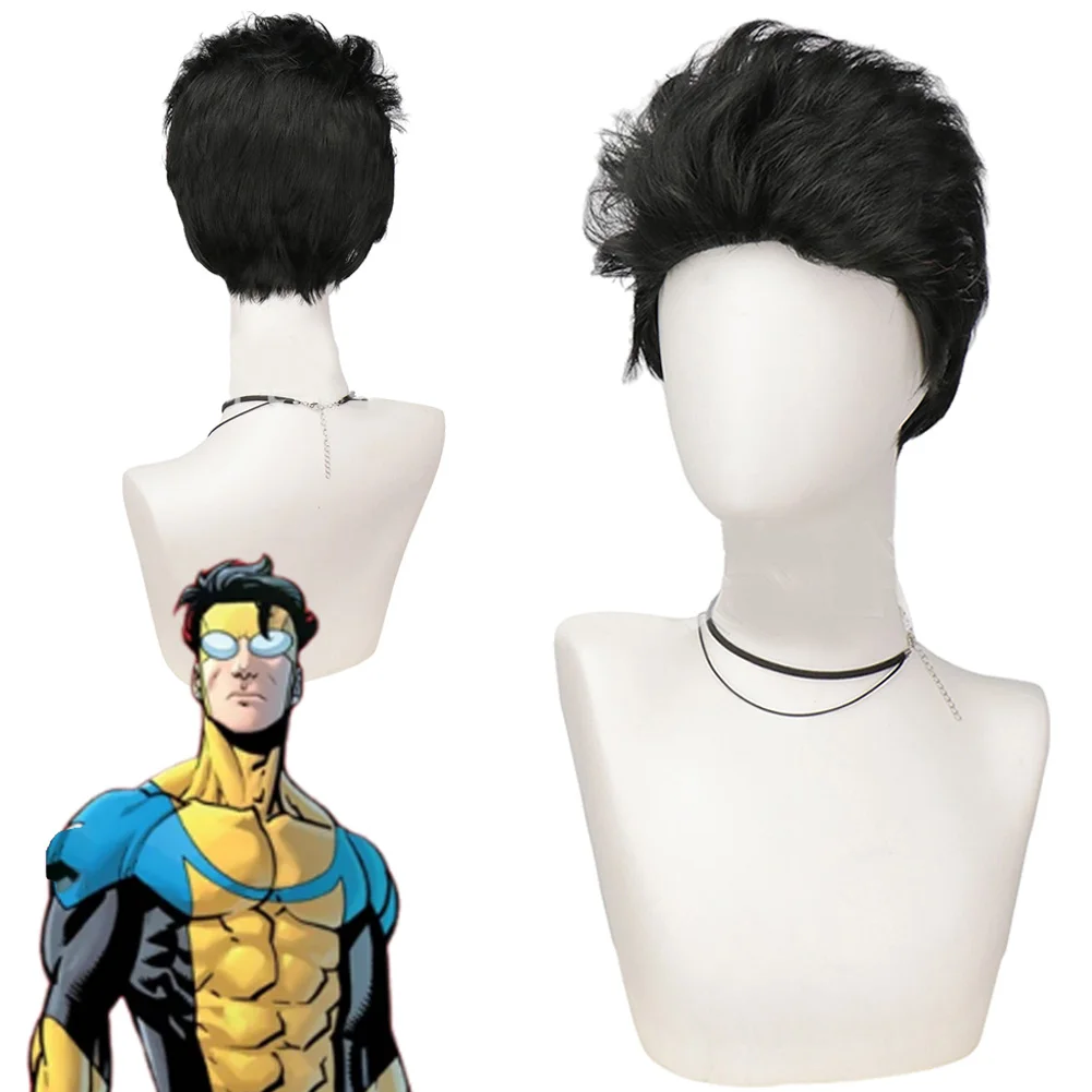 Mark Grayson Wigs Hair Cartoon Invincible Costume Disguise Accessories Adult Men Roleplay Fantasia Party Props
Mark Grayson Wigs Hair Cartoon Invincible Costume Disguise Accessories Adult Men Roleplay Fantasia Party Props