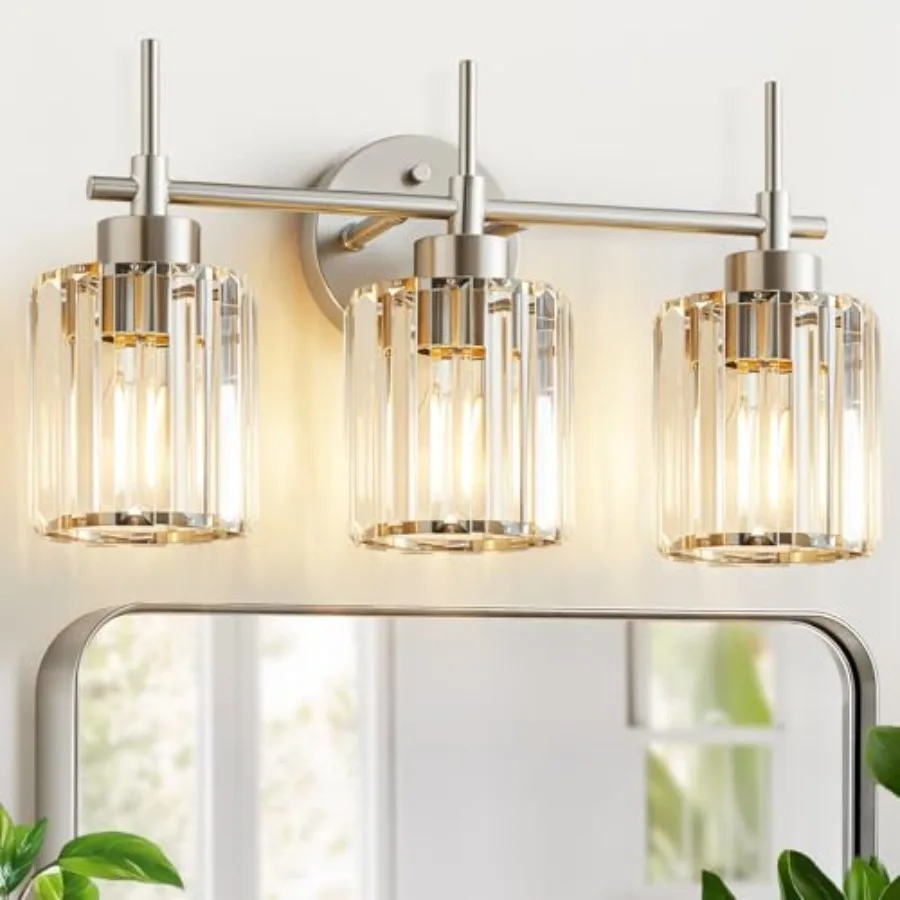 Crystal Bathroom Fixtures, Vanity Mirror Lights, Crystal Bath Vintage Wall Mounted Lamps Wall Light Fixtures for Bathroom, Livi
Crystal Bathroom Fixtures, Vanity Mirror Lights, Crystal Bath Vintage Wall Mounted Lamps Wall Light Fixtures for Bathroom, Livi