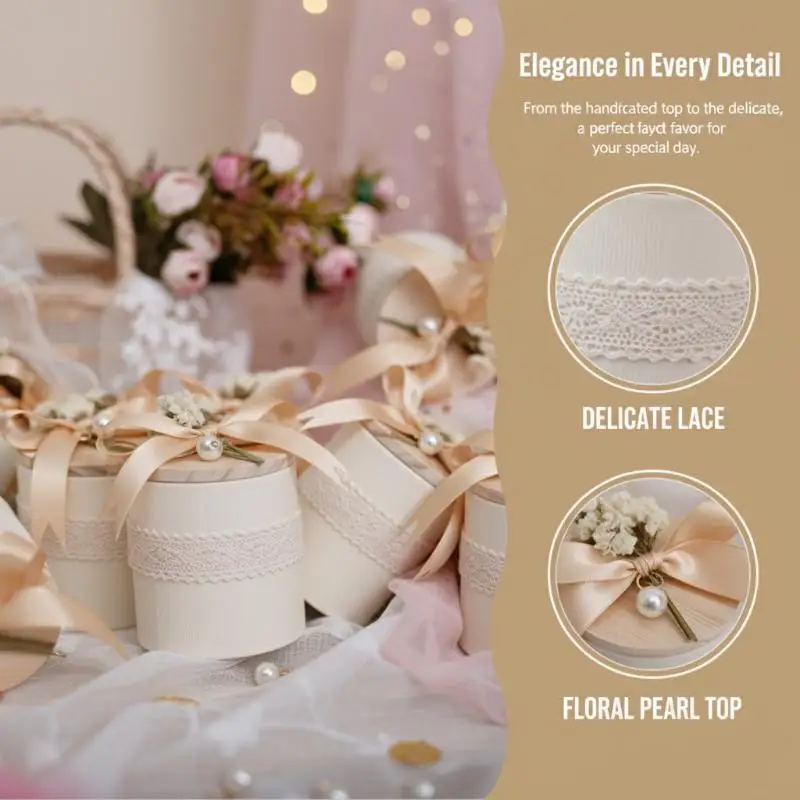 Candy Box for Wedding Party Favor Gift Packaging Paper Material Attractive Design Great for Guests and Event Tables
Candy Box for Wedding Party Favor Gift Packaging Paper Material Attractive Design Great for Guests and Event Tables