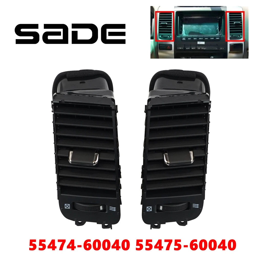 Car Dashboard A/C Outlet Air Vent Panel Replace #55474-60040 For Toyota Prado Land Cruiser 2003-2009 #55475-60040
Car Dashboard A/C Outlet Air Vent Panel Replace #55474-60040 For Toyota Prado Land Cruiser 2003-2009 #55475-60040