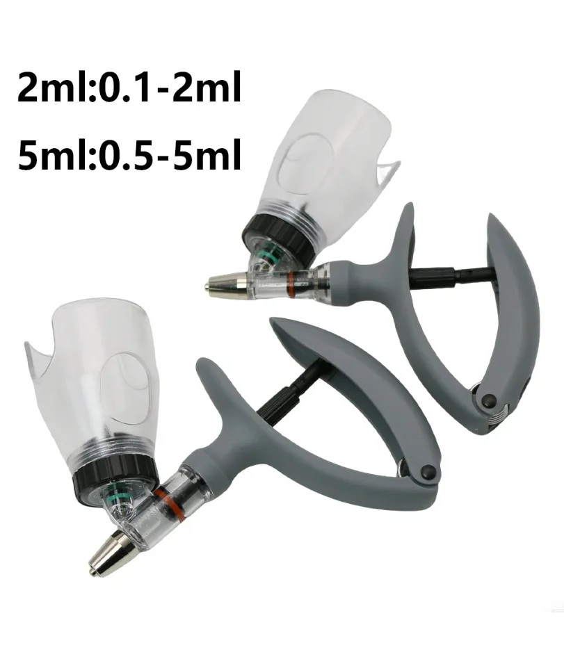 1 Pc 2/5ml Poultry Automatic Syringe With Vaccine Bottle Livestock Continuous Injector Pet Adjustable Vaccine Injection
1 Pc 2/5ml Poultry Automatic Syringe With Vaccine Bottle Livestock Continuous Injector Pet Adjustable Vaccine Injection
