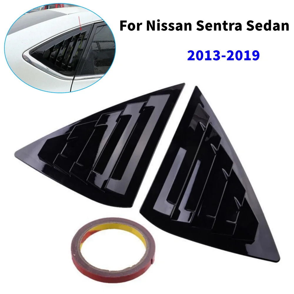 2 шт. для Nissan Sentra Sedan 2013-2019, крышка жалюзи на заднее окно автомобиля, боковая вентиляционная шторка, накладка из АБС-пластика, аксессуары, детали
2 шт. для Nissan Sentra Sedan 2013-2019, крышка жалюзи на заднее окно автомобиля, боковая вентиляционная шторка, накладка из АБС-пластика, аксессуары, детали