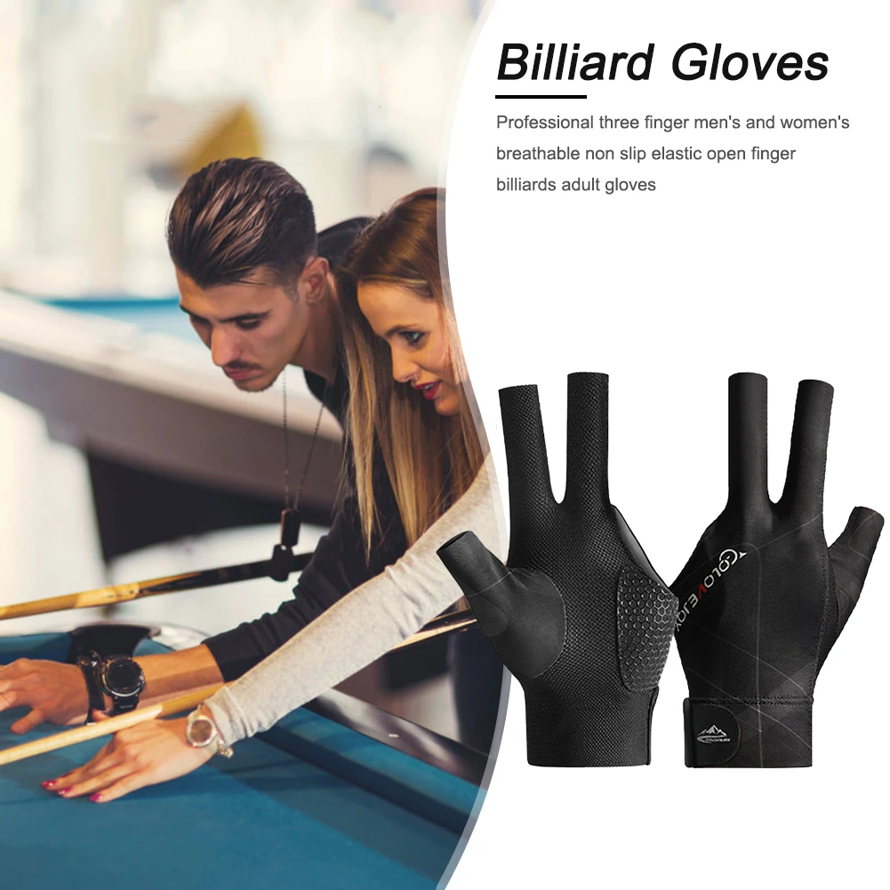 Open Finger Billiard Gloves Antiskid Polyester Snooker Billiards Gloves Adjustable Sticker Smooth Soft Portable Amateur Training
Open Finger Billiard Gloves Antiskid Polyester Snooker Billiards Gloves Adjustable Sticker Smooth Soft Portable Amateur Training
