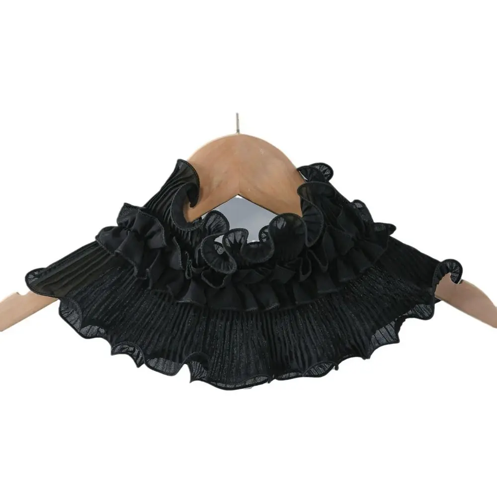 Новый искусственный воротник с рюшами по краям, съемный черный, белый цвет, воротник с высоким воротником, накладной воротник для женщин и девочек
Новый искусственный воротник с рюшами по краям, съемный черный, белый цвет, воротник с высоким воротником, накладной воротник для женщин и девочек