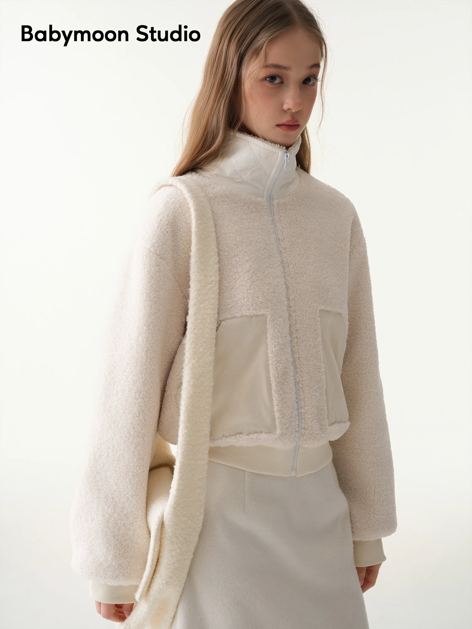 Babymoon ort воротник-стойка из сращенного меха ягненка, женская зимняя новинка, оригинальный дизайн, длинная молния из полиэфирного волокна
Babymoon ort воротник-стойка из сращенного меха ягненка, женская зимняя новинка, оригинальный дизайн, длинная молния из полиэфирного волокна