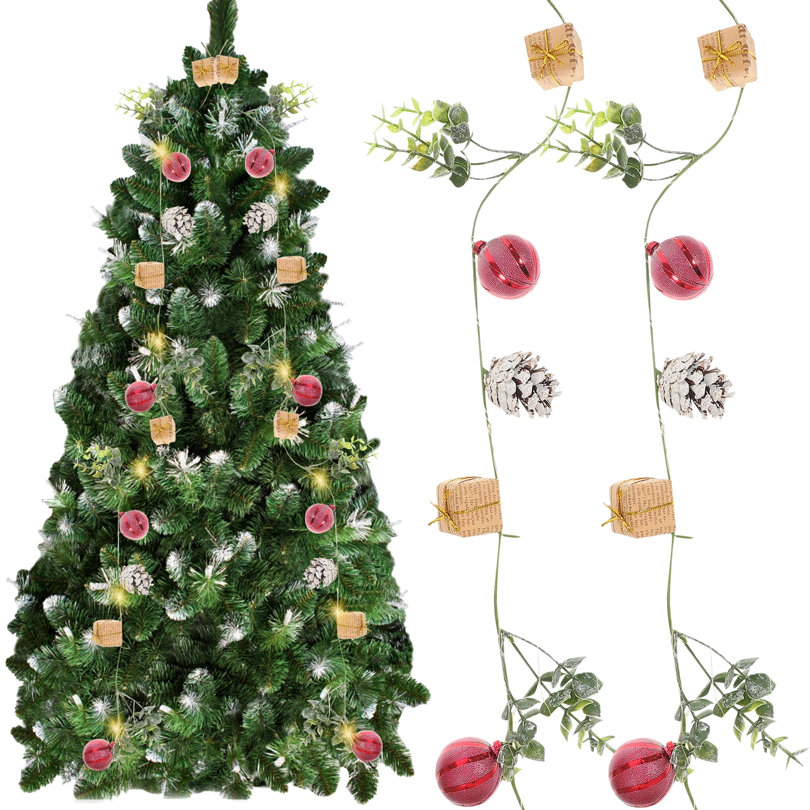 Ball Light Bar with Bright LED Beads for Indoor Outdoor Decor Garland Lighting Christmas String Lights Reusable Long Life
Ball Light Bar with Bright LED Beads for Indoor Outdoor Decor Garland Lighting Christmas String Lights Reusable Long Life