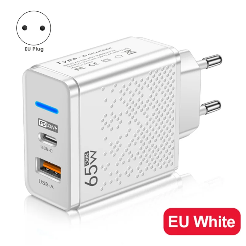 -BOFF 65W USB C Charger PD Type C Fast Charging Support Universal Mobile Phone/Tablet Digital Products EU Plug
-BOFF 65W USB C Charger PD Type C Fast Charging Support Universal Mobile Phone/Tablet Digital Products EU Plug
