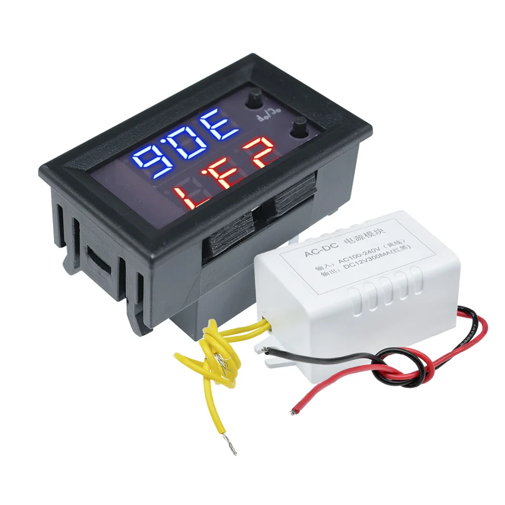 W1209WK термостат с цифровым дисплеем AC110-220V красный и синий 30 см NTC термисторный провод контроллер температуры
W1209WK термостат с цифровым дисплеем AC110-220V красный и синий 30 см NTC термисторный провод контроллер температуры