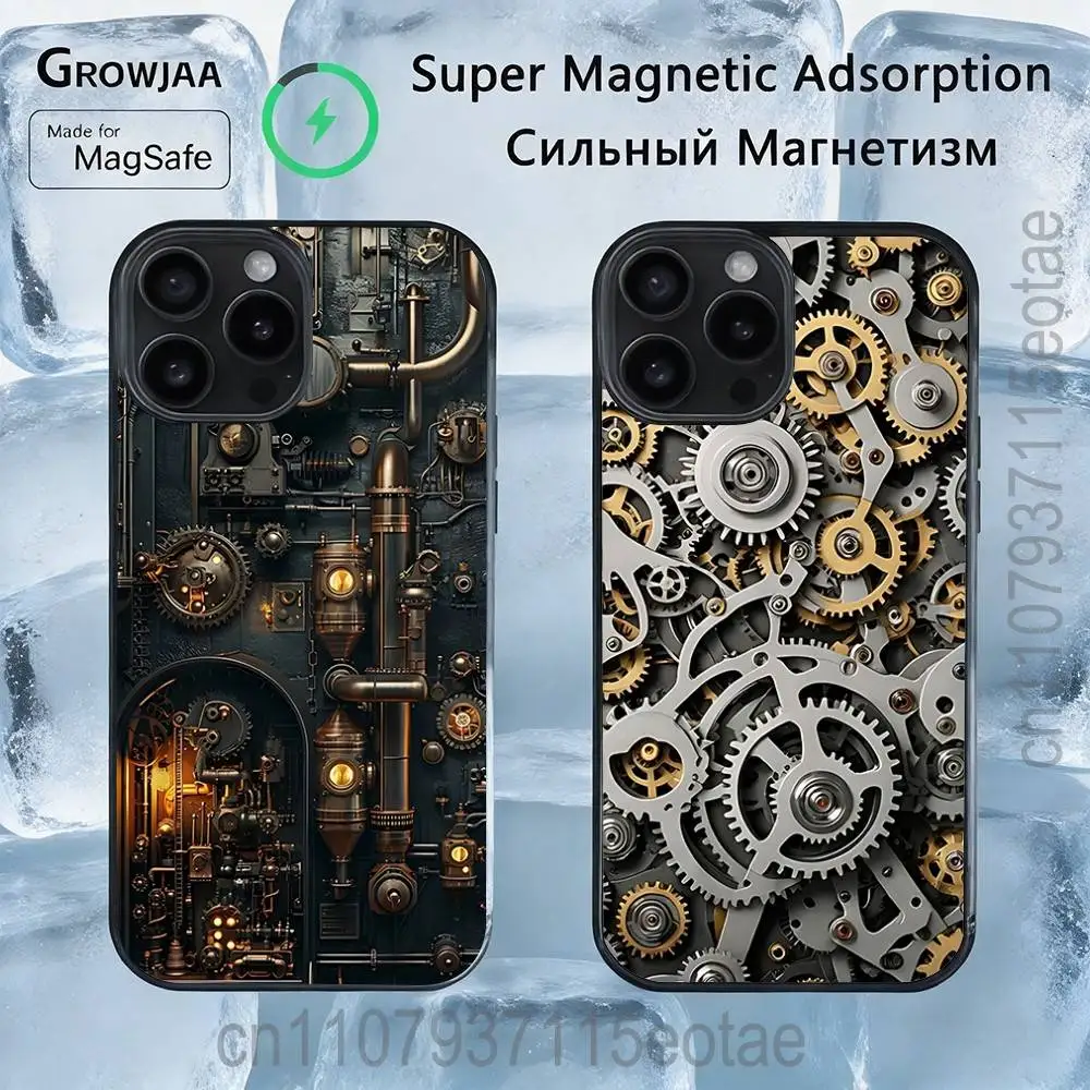 Steampunk Gear Mechanical COOL Case For iPhone 17,16,15,14,13,12,11,Pro,Max,Plus,Mini,SE4,E Magnetic Magsafe Wireless Charging
Steampunk Gear Mechanical COOL Case For iPhone 17,16,15,14,13,12,11,Pro,Max,Plus,Mini,SE4,E Magnetic Magsafe Wireless Charging