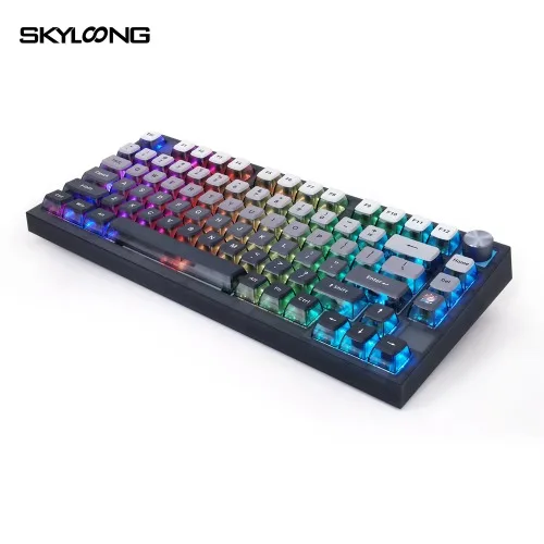 SKYLONG GK75 3 - модовая беспроводная механическая клавиатура Горячая вставка выключатель с ручкой RGB Подсветка пудинг PBT Клавиатура с низкой задержкой
SKYLONG GK75 3 - модовая беспроводная механическая клавиатура Горячая вставка выключатель с ручкой RGB Подсветка пудинг PBT Клавиатура с низкой задержкой