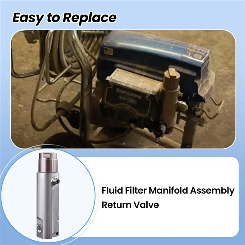 ABMH-16T543 Fluid Filter Manifold Assembly Backflow Valve Withfilter Cover Compatible Withairless Paint Sprayers 695/795
ABMH-16T543 Fluid Filter Manifold Assembly Backflow Valve Withfilter Cover Compatible Withairless Paint Sprayers 695/795