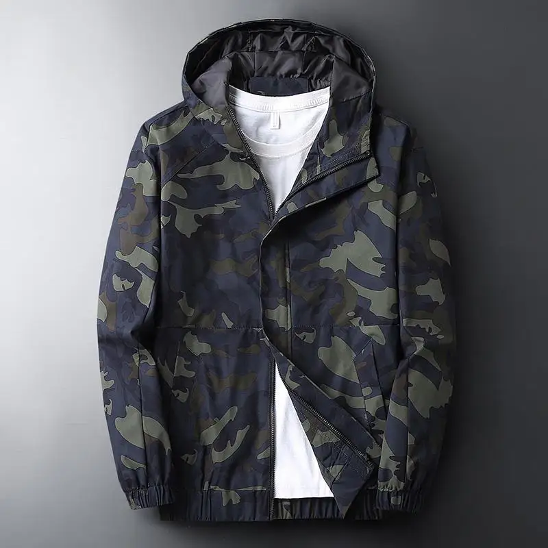 Spring Autumn Camouflage Hooded Jacket Men American Style Cargo Outwear Male Casual Sports Fashion Hooded Coat Zipper Jackets
Spring Autumn Camouflage Hooded Jacket Men American Style Cargo Outwear Male Casual Sports Fashion Hooded Coat Zipper Jackets