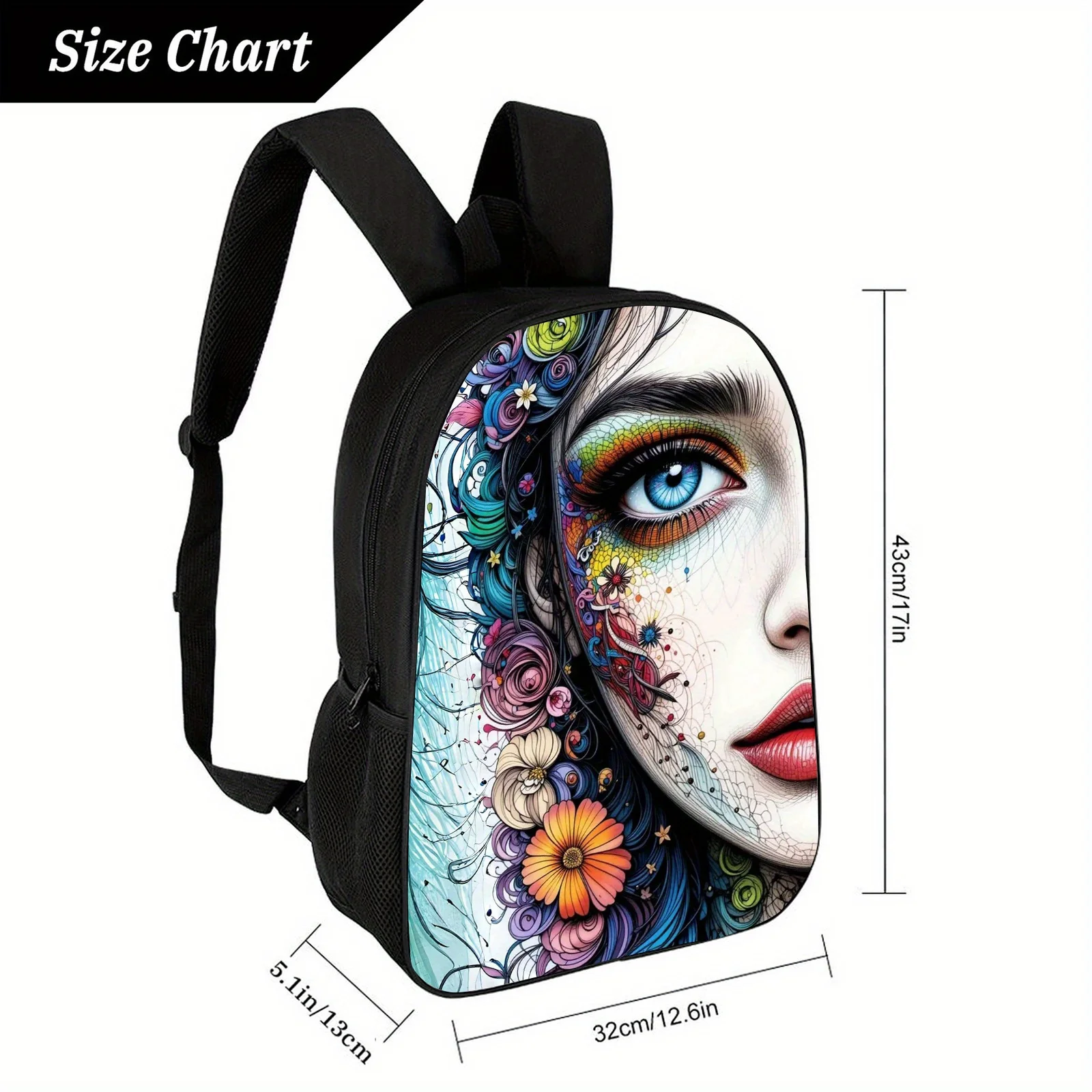 1-Piece Lightweight Black Neutral Printed Backpack, Printed Backpack - Adjustable Strap, Unisex School Bag, Leisure Travel
1-Piece Lightweight Black Neutral Printed Backpack, Printed Backpack - Adjustable Strap, Unisex School Bag, Leisure Travel