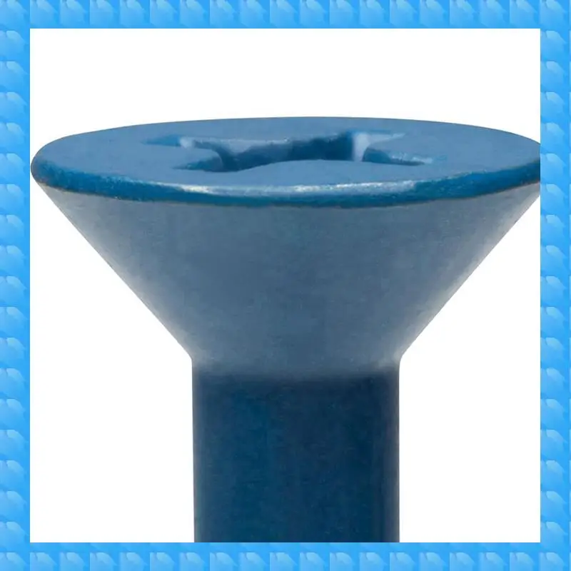 ETRT 400PCS 3/16 X 1-1/4In Blue Flat Phillips Concrete Diamond Point Screw Anchor For Anchoring To Masonry 
ETRT 400PCS 3/16 X 1-1/4In Blue Flat Phillips Concrete Diamond Point Screw Anchor For Anchoring To Masonry