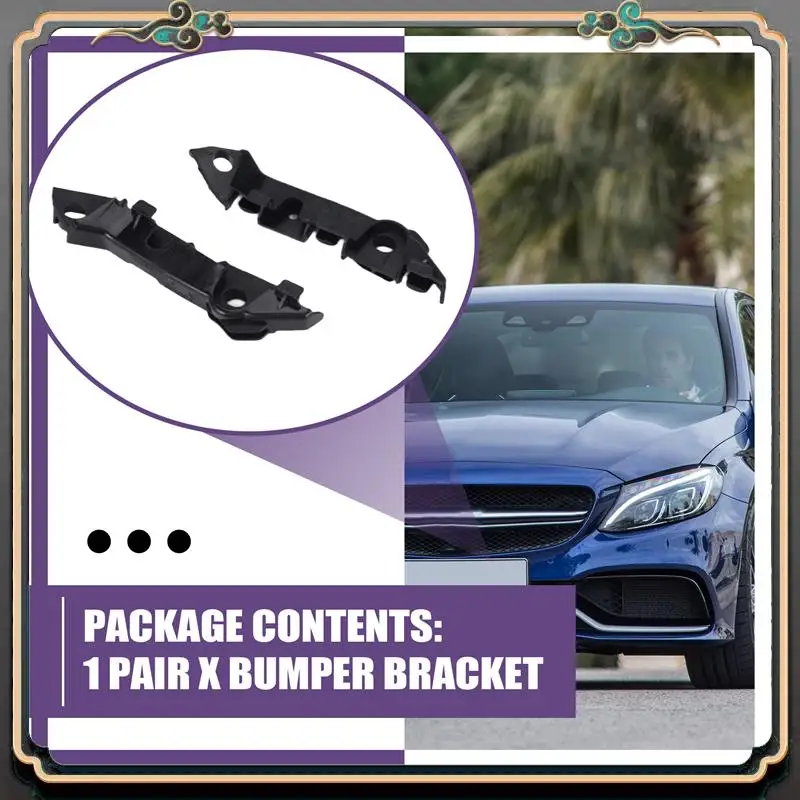 M45K-1Pair Front Bumper Mounting Rail Bracket 2058850821 2058850921 Fit For Mercedes Benz C Class W205 2014
M45K-1Pair Front Bumper Mounting Rail Bracket 2058850821 2058850921 Fit For Mercedes Benz C Class W205 2014