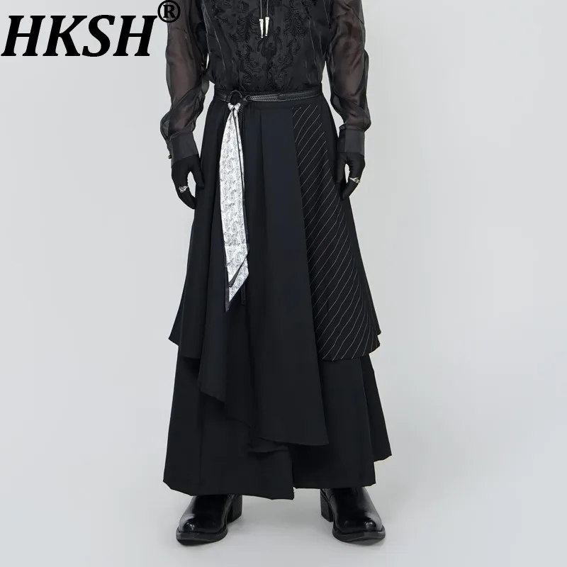 HKSH Spring Autumn New Chinese Style Irregular Skirt-Pants Women Wide-Leg Pants Yamamoto Dark Draped Casual Cropped Chic HK20819
HKSH Spring Autumn New Chinese Style Irregular Skirt-Pants Women Wide-Leg Pants Yamamoto Dark Draped Casual Cropped Chic HK20819