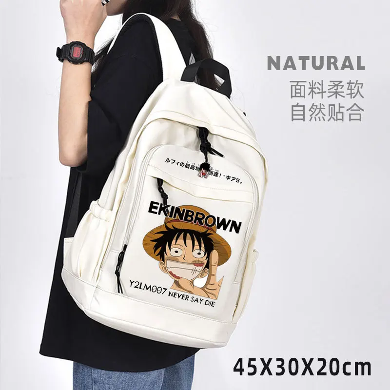 One Piece New Cartoon Student Schoolbag Large Capacity Casual and Lightweight Shoulder Pad Waterproof Stain Resistant Backpack
One Piece New Cartoon Student Schoolbag Large Capacity Casual and Lightweight Shoulder Pad Waterproof Stain Resistant Backpack