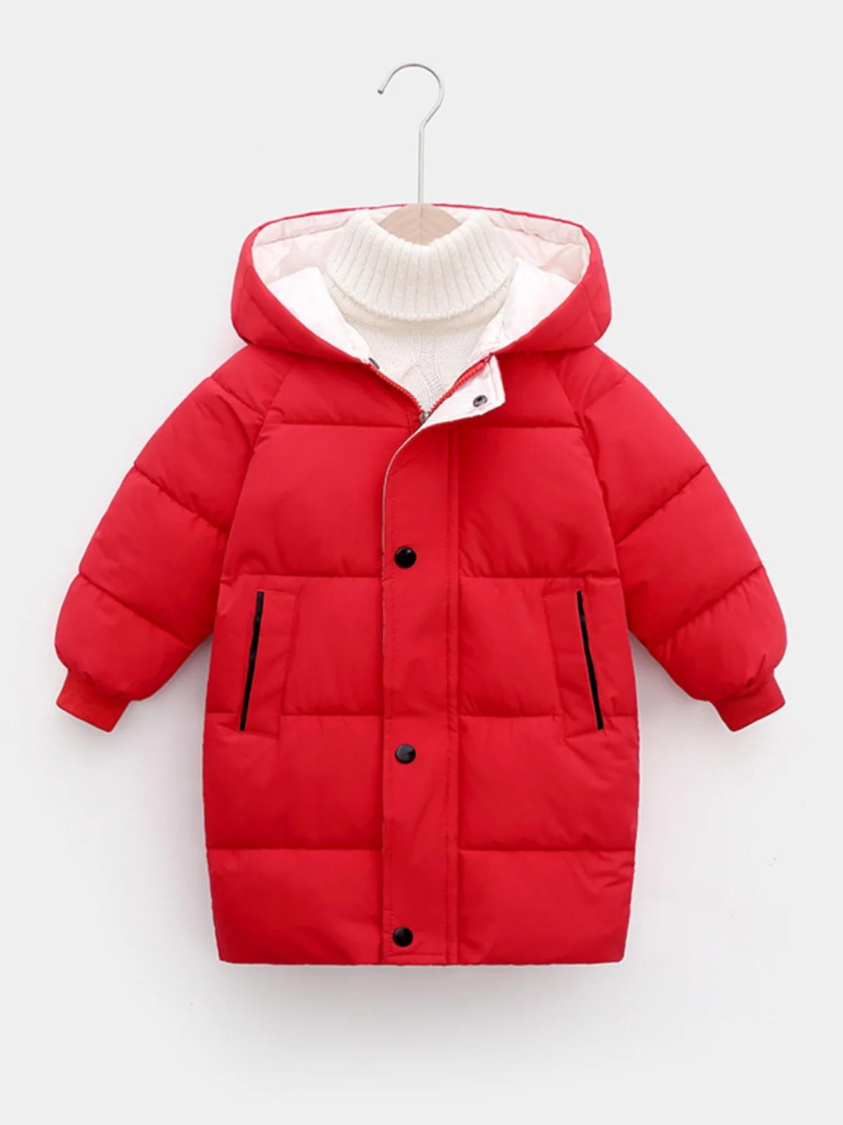 Children's Cotton Jacket 2023 New Autumn/Winter Zipper Magnetic Buckle Thickened Mid Length Cotton Coat Casual Fashion Warm Top
Children's Cotton Jacket 2023 New Autumn/Winter Zipper Magnetic Buckle Thickened Mid Length Cotton Coat Casual Fashion Warm Top