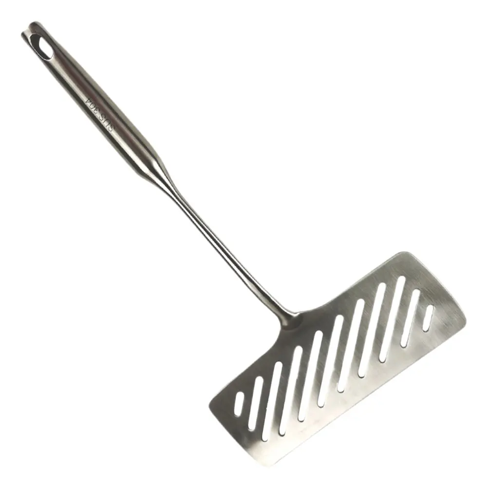 Stainless Steel Spatula 1PC Kitchen Tool Frying Fish Steak Shovel Lightweight Portable Cookware Utensil for Fillets Beef Pork
Stainless Steel Spatula 1PC Kitchen Tool Frying Fish Steak Shovel Lightweight Portable Cookware Utensil for Fillets Beef Pork