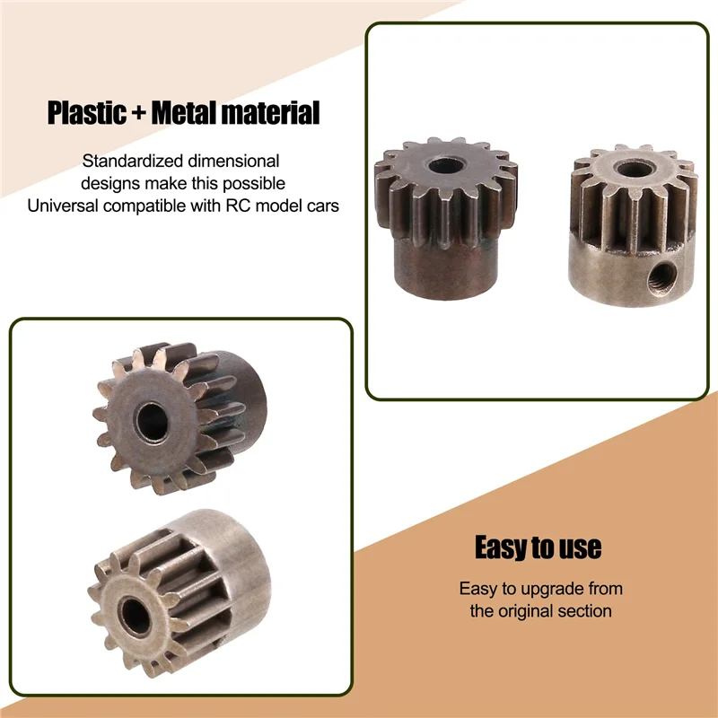YSUN-10PCS Pinion Gear 32P 5Mm 13T 15T Steel For TRX4 RC4WD/D90 D110 Axial Scx10 90046
YSUN-10PCS Pinion Gear 32P 5Mm 13T 15T Steel For TRX4 RC4WD/D90 D110 Axial Scx10 90046